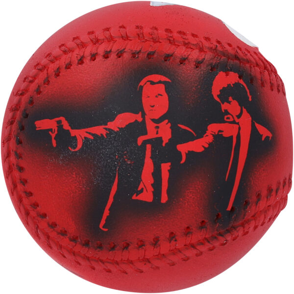 John Travolta Pulp Fiction Autographed Baseball - Art by Stadium Custom Kicks - #1 of Limited Edition 1 - B437470 - Image 9