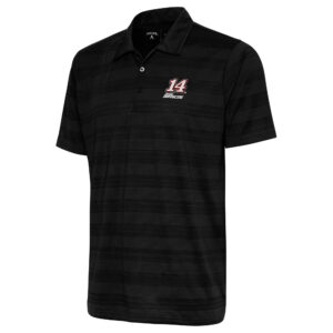 Men's Antigua Black Chase Briscoe Compass Polo