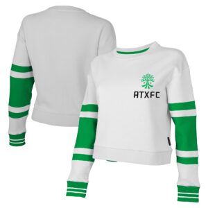 Women's Stadium Essentials White Austin FC Scrimmage Crop Top Sweatshirt