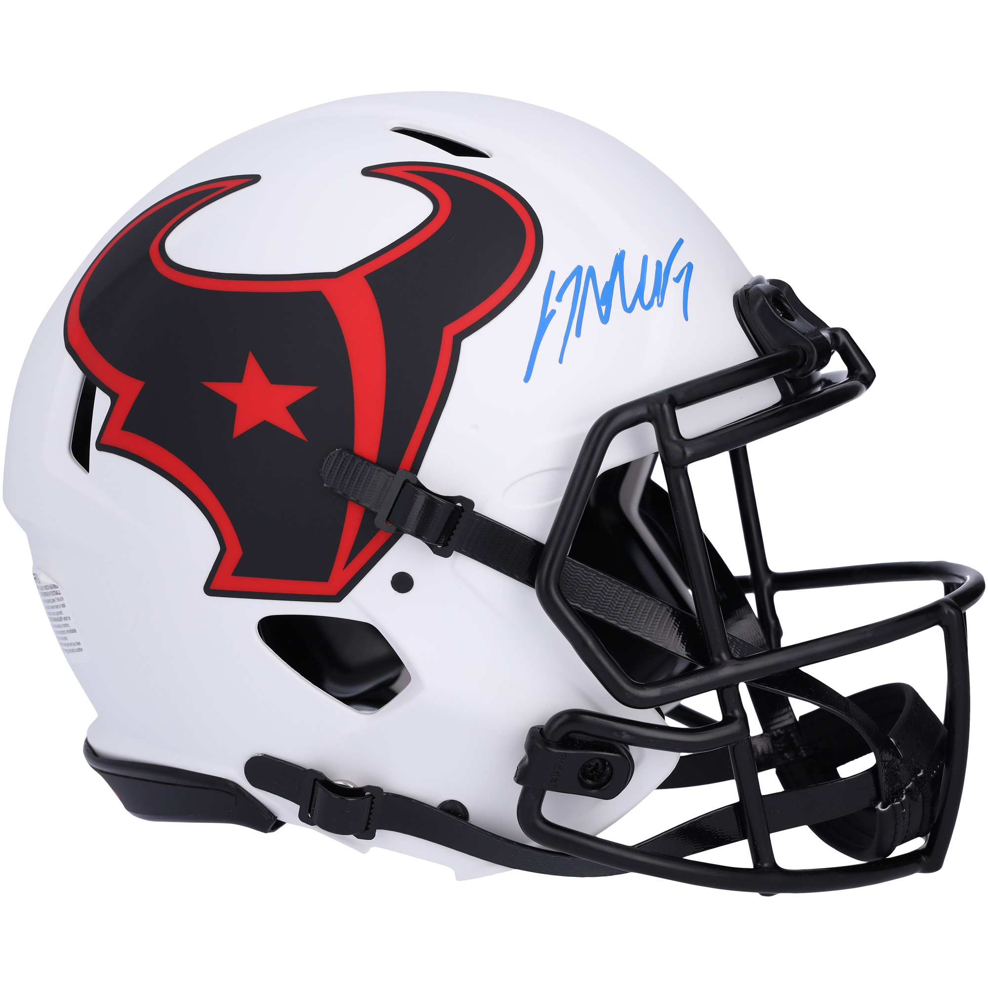 C.J. Stroud Houston Texans Autographed Riddell Lunar Eclipse Speed Authentic Helmet - Image 4