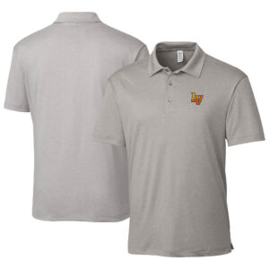 Men's Cutter & Buck  Heather Gray Las Vegas Aviators  Clique Charge Active Polo