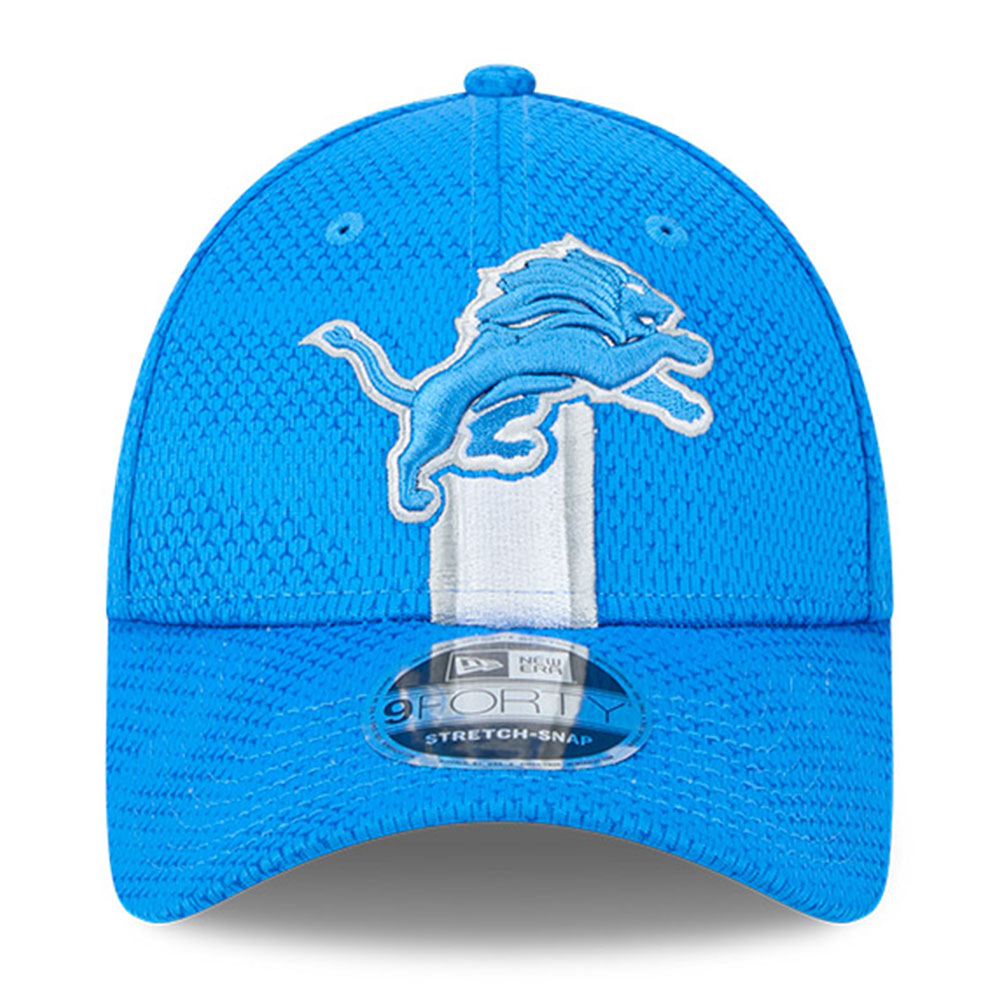 Men's New Era Blue Detroit Lions 2024 Sideline 9FORTY Stretch-Snap Hat - Image 8