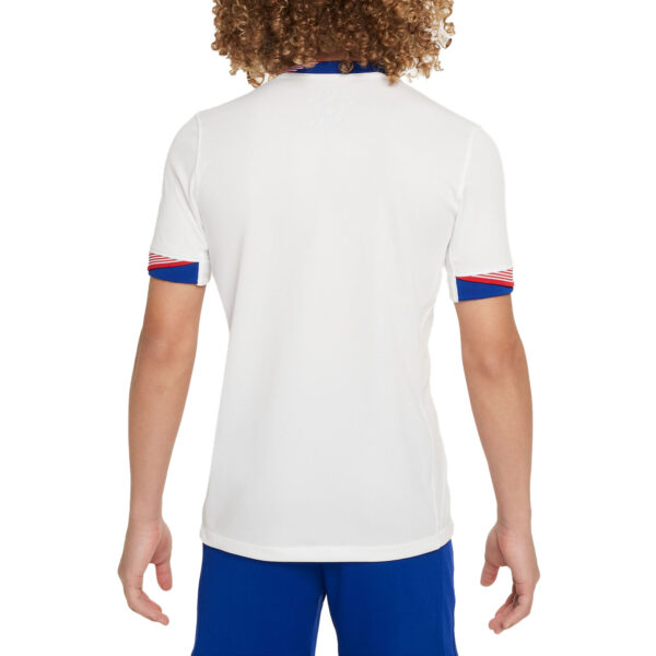 Youth Nike  White USMNT 2024 Home Replica Jersey - Image 6