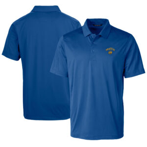 Men's Cutter & Buck  Blue Seattle Mariners City Connect Prospect Textured Stretch Polo
