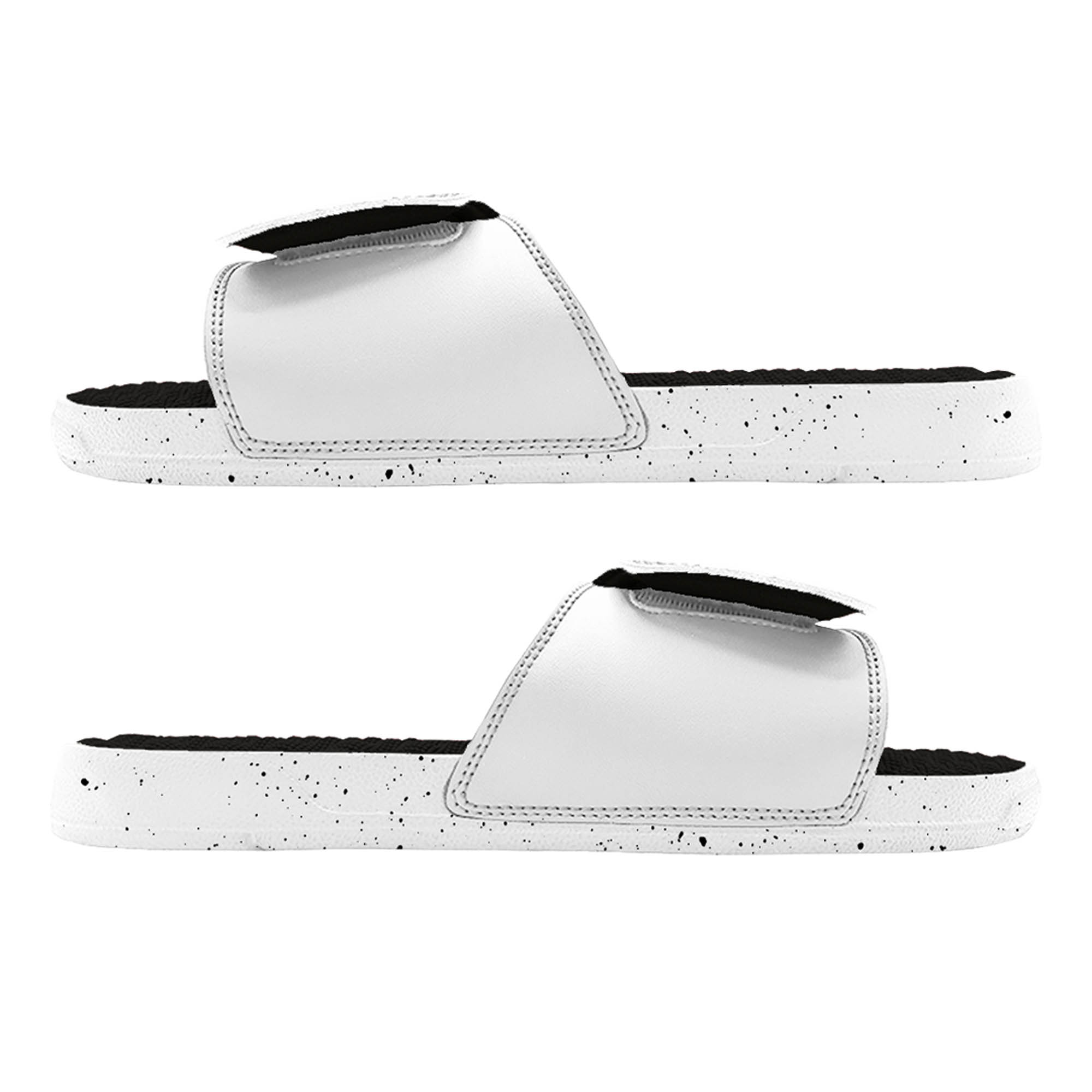 Unisex ISlide Black/White Cleveland Cavaliers Cookies & Cream Slide Sandals - Image 5