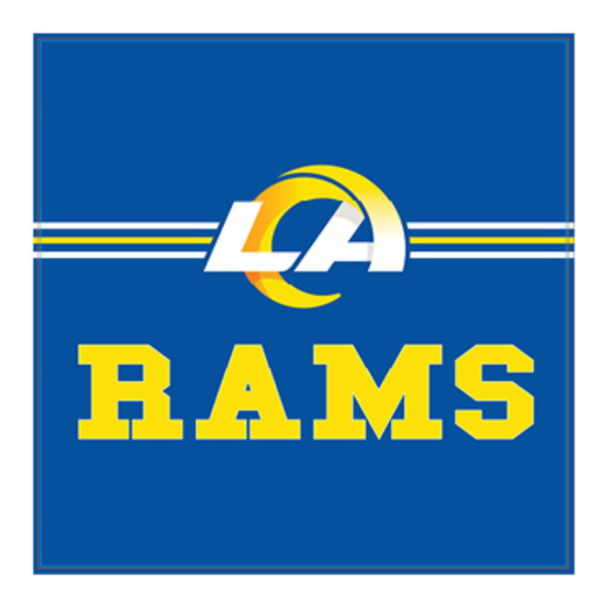 Los Angeles Rams 12" x 12" Movable Wall Tile Sign - Image 2