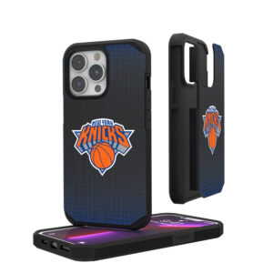 New York Knicks Linen Logo iPhone Rugged Case