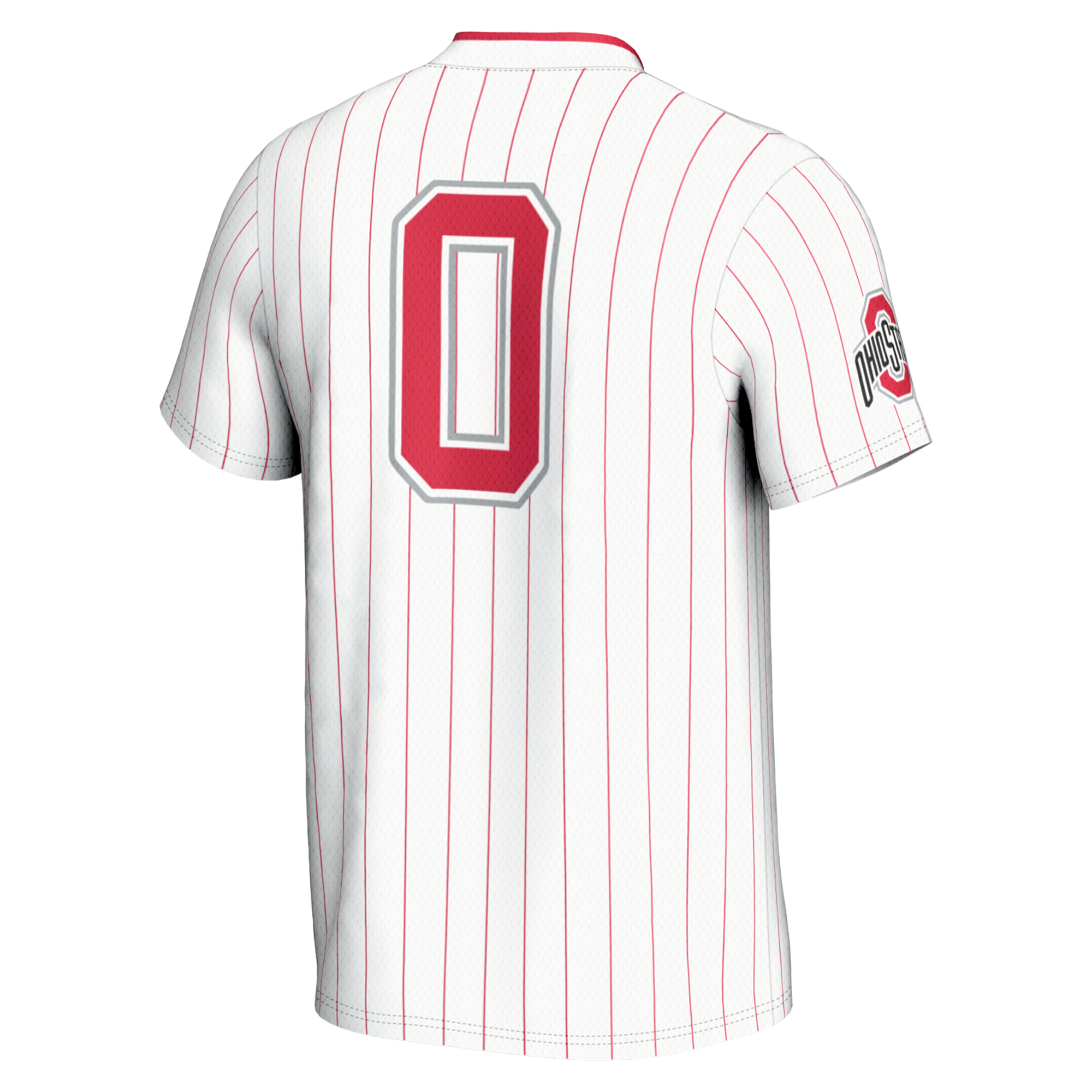 Youth GameDay Greats #0 White Ohio State Buckeyes Lightweight Softball Jersey - Image 7