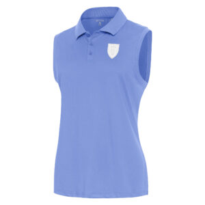 Women's Antigua Lavender Real Salt Lake White Logo Sleeveless Recap Polo