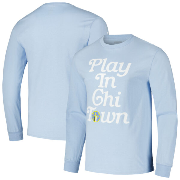 Unisex Sky Blue Chicago Sky Play In Long Sleeve T-Shirt