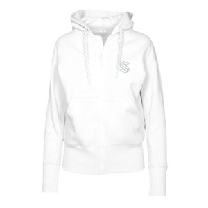 Women's Levelwear White Seattle Kraken Gardinia Core Full-Zip Hoodie Jacket