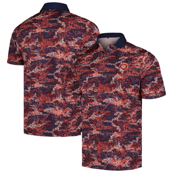 Men's 2024 U.S. Women's Open Under Armour Red Iso-Chill Camo Speckle Polo