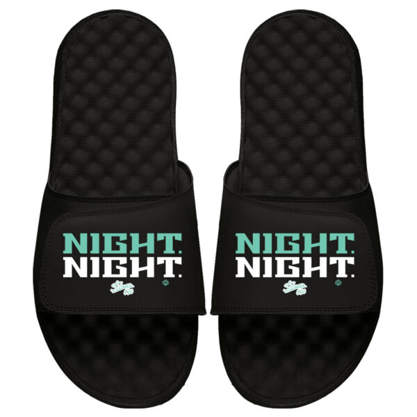 Youth ISlide Sabrina Ionescu Black New York Liberty Night Night Slide Sandals