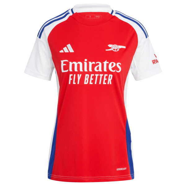Women's adidas Gabriel Martinelli Red Arsenal 2024/25 Home Replica Player Jersey - Image 3