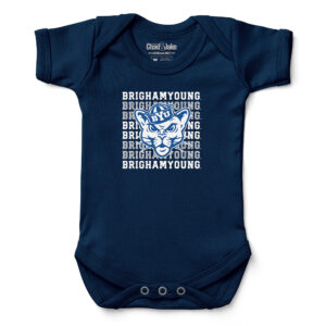 Infant Chad & Jake Navy BYU Cougars Retro Bodysuit