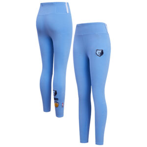 Women's Pro Standard Light Blue Memphis Grizzlies Retro Classic Tri-Blend Leggings