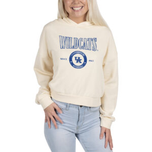 Unisex Uscape Apparel Cream Kentucky Wildcats Washed Pullover Hoodie