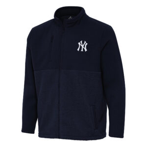 Men's Antigua Navy New York Yankees Daily Fused Full-Zip Jacket
