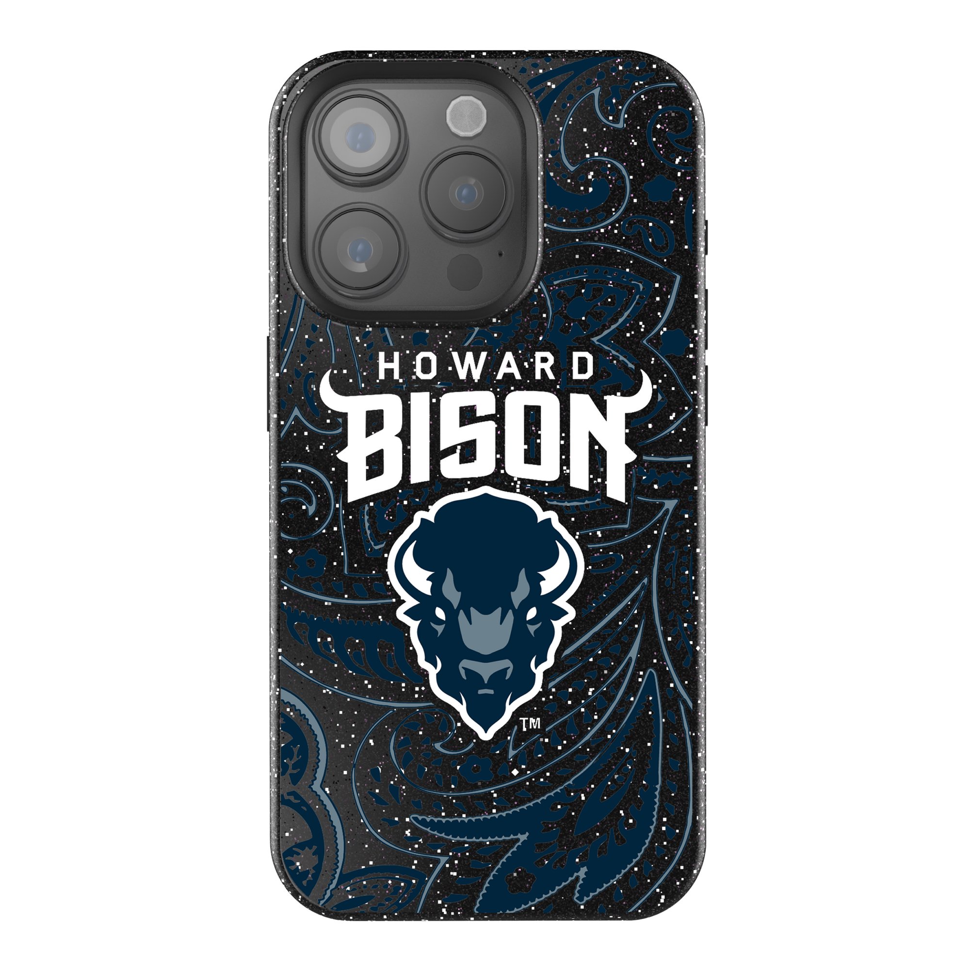 Keyscaper Howard Bison Paisley Bling iPhone Case