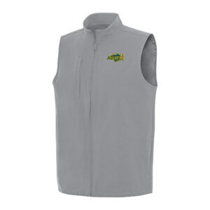 Men's Antigua Gray NDSU Bison Regard Full-Zip Vest