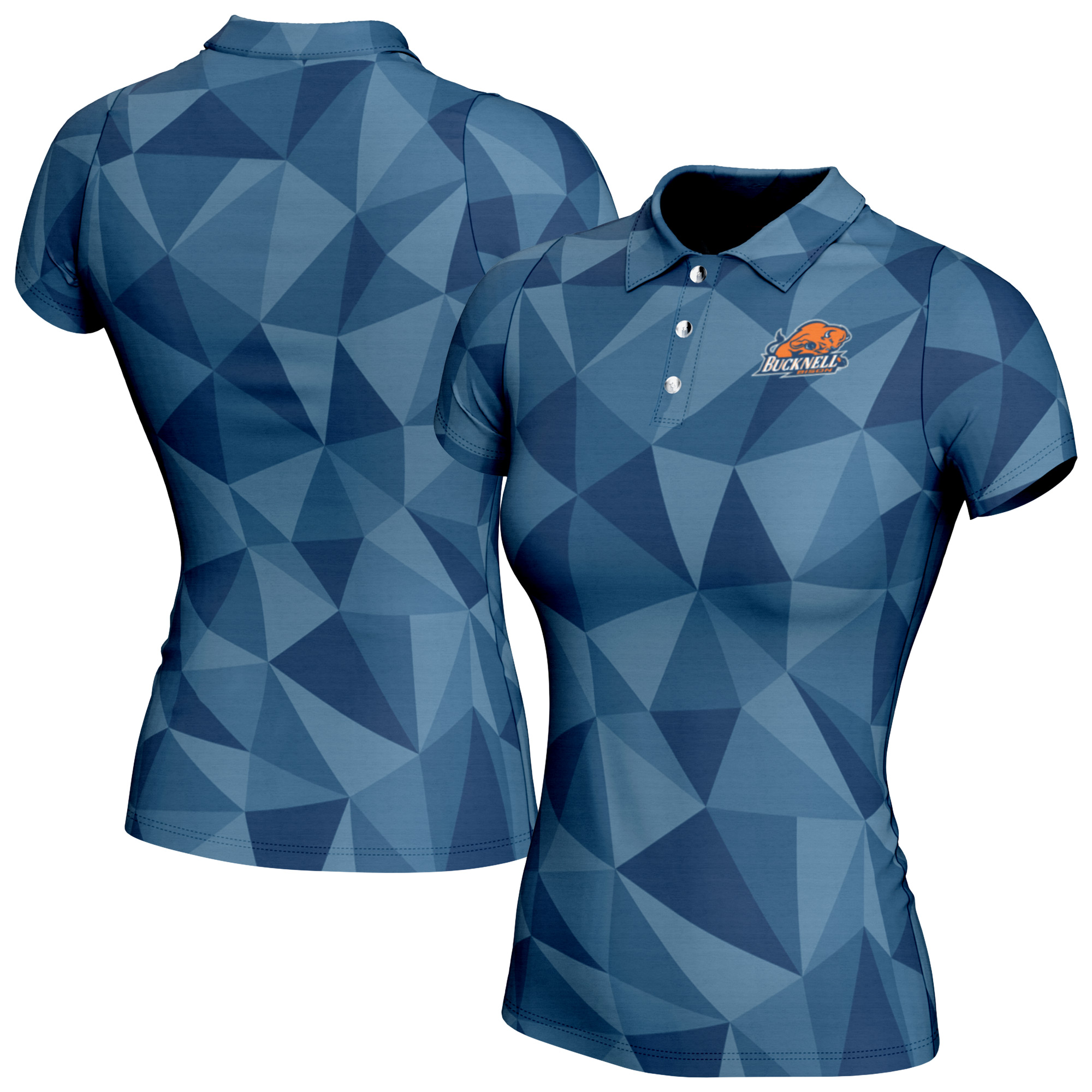 Women's ProSphere Blue Bucknell Bison Maya 2.0 Polo Shirt