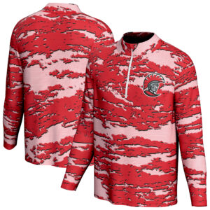 Men's ProSphere Red Tampa Spartans Fortitude 2.0 Quarter-Zip Pullover