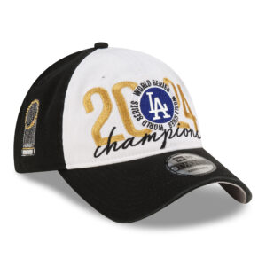 Men's New Era Black Los Angeles Dodgers 2024 World Series Champions 9TWENTY Adjustable Hat
