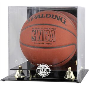 Detroit Pistons (2005-2017) Golden Classic Team Logo Basketball Display Case