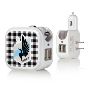 Minnesota United FC Gingham 2-In-1 USB Charger