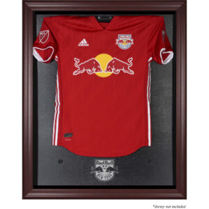 New York Red Bulls Framed Mahogany Team Logo Jersey Display Case