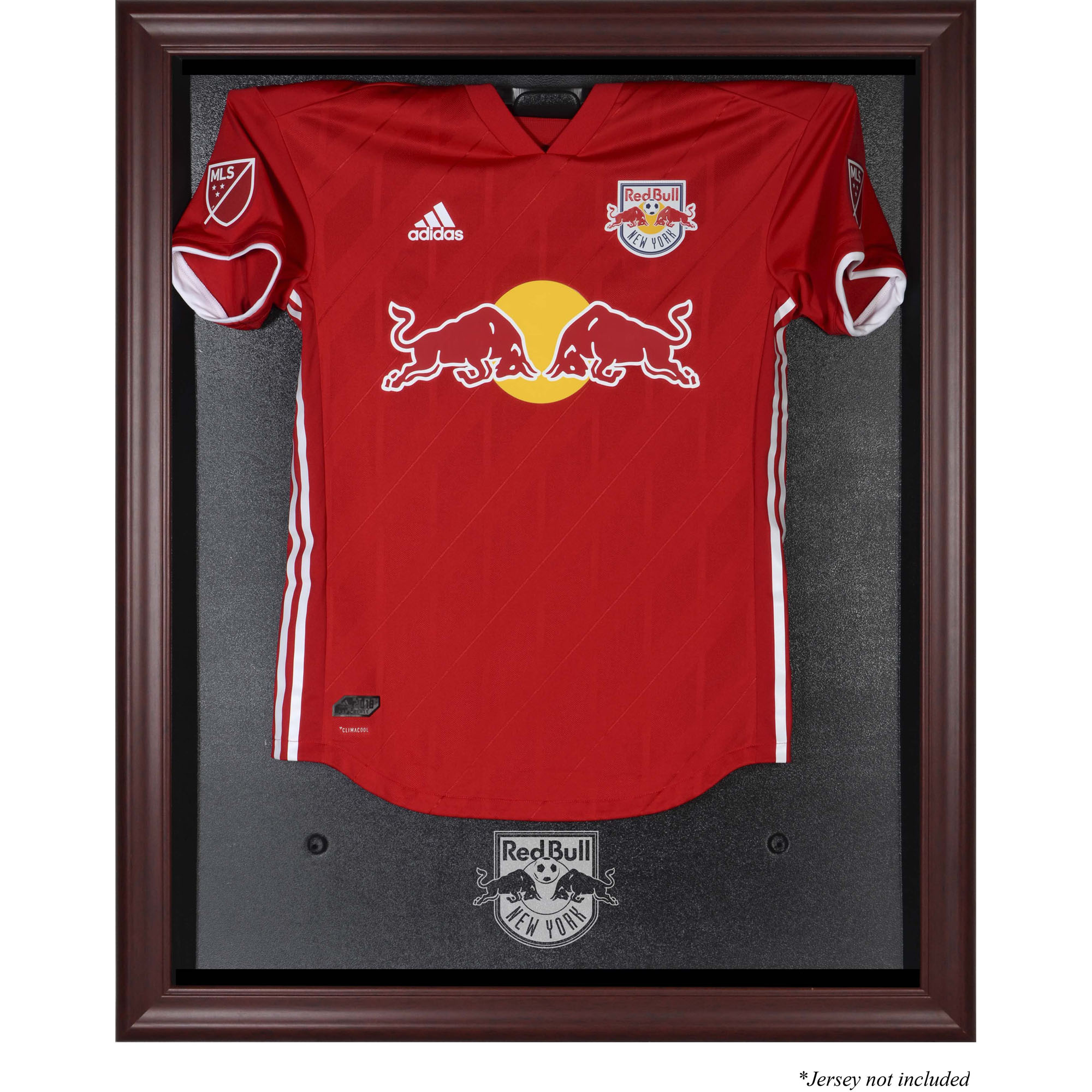 New York Red Bulls Framed Mahogany Team Logo Jersey Display Case