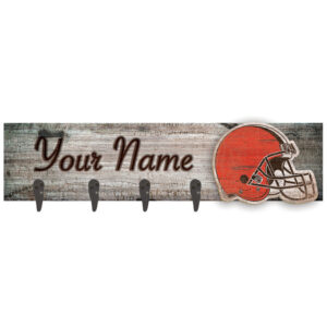 Cleveland Browns 24" x 6" Personalized Mounted Coat Hanger