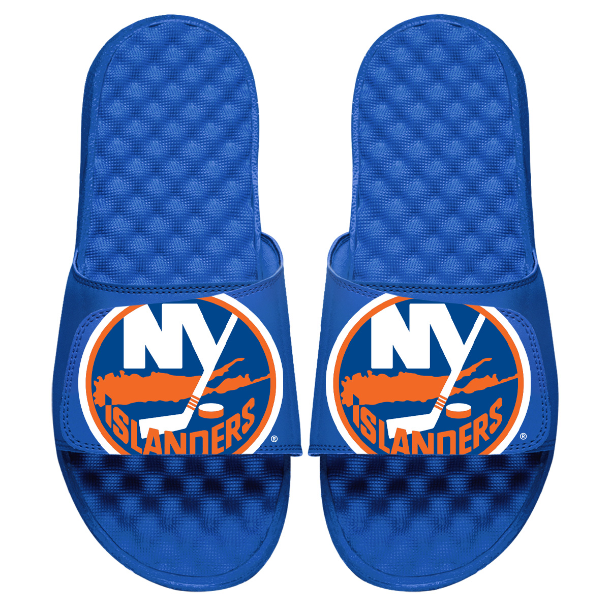 Youth ISlide Royal New York Islanders Blown Up Logo Slide Sandals