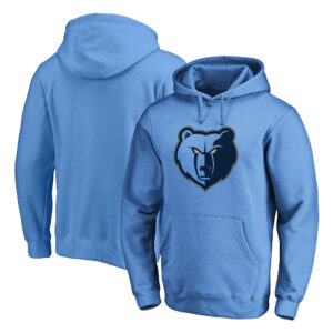 Men's Fanatics Light Blue Memphis Grizzlies Primary Team Logo Pullover Hoodie