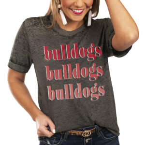 Women's Charcoal Fresno State Bulldogs Better Than Basic Gameday Boyfriend T-Shirt