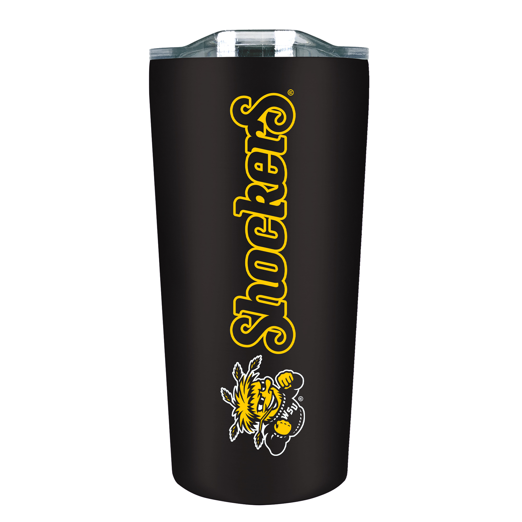 Wichita State Shockers 18oz. Stainless Steel Soft Touch Tumbler