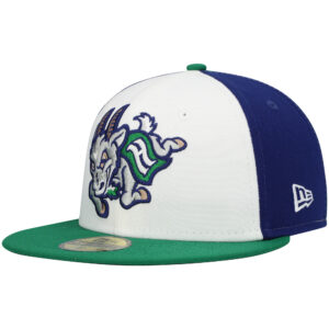 Men's New Era White Hartford Yard Goats Authentic Collection Team Alternate 59FIFTY Fitted Hat
