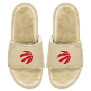Men's ISlide Tan Toronto Raptors Dune Faux Fur Slide Sandals