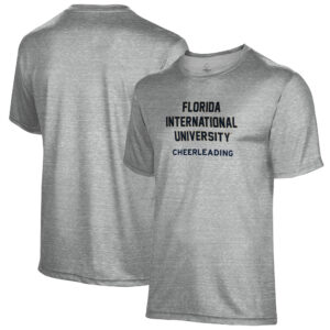 Men's Gray FIU Panthers Cheerleading Name Drop T-Shirt