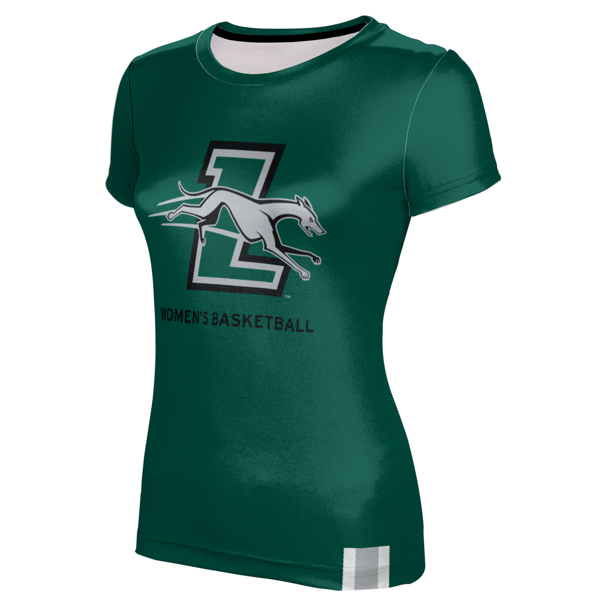 Women's Green Loyola Greyhounds Women's Basketball T-Shirt - Image 3