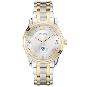 Bulova Silver Macalester Scots Classic Two-Tone Round Watch