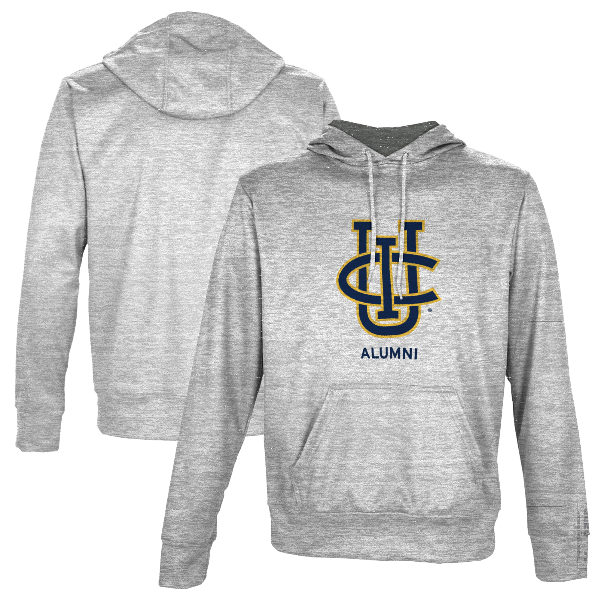 Men's ProSphere Gray UC Irvine Anteaters Alumni Name Drop Pullover Hoodie - Image 5