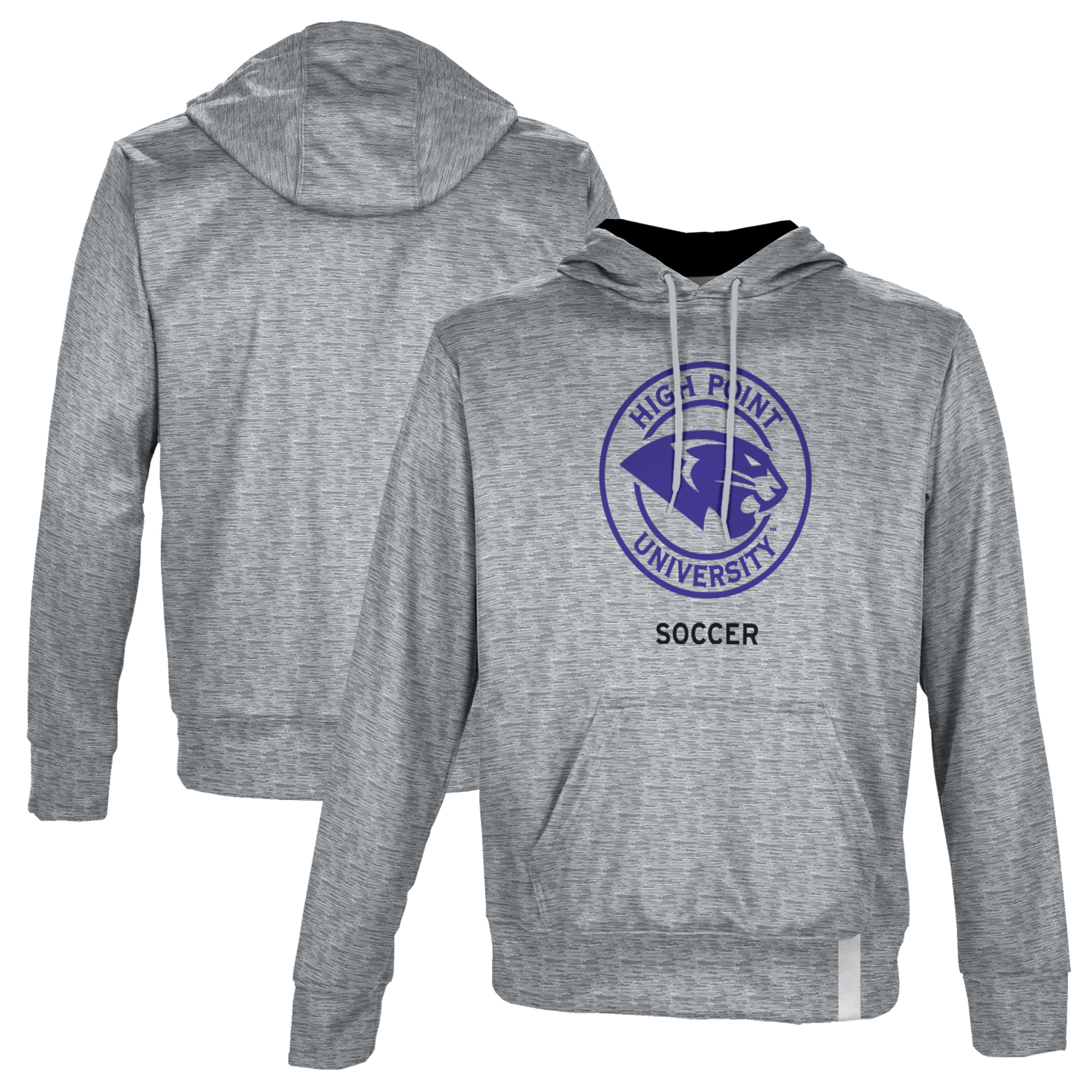 Men's ProSphere Gray High Point Panthers Soccer Name Drop Pullover Hoodie - Image 2