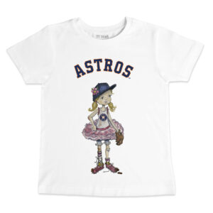 Youth Tiny Turnip White Houston Astros Baseball Babes T-Shirt