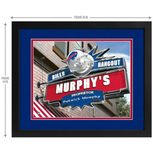 Imperial Buffalo Bills 14" x 18" Custom Print Hangout Sign