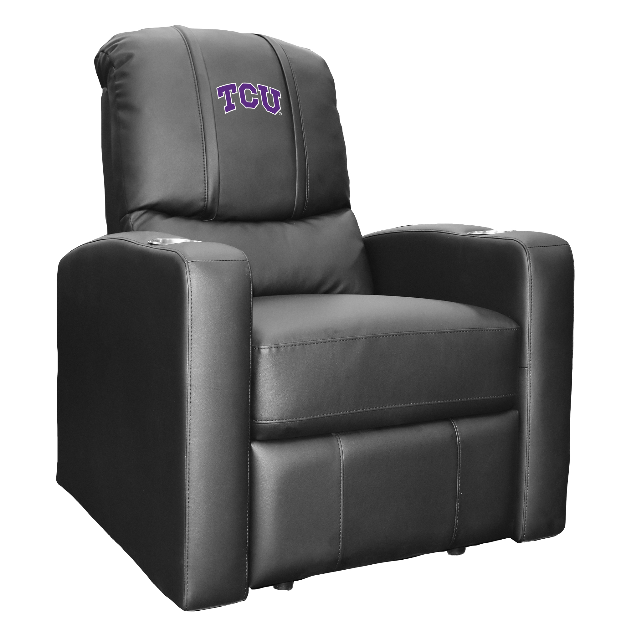 Black TCU Horned Frogs Stealth Manual Recliner - Image 2