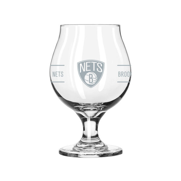 Brooklyn Nets 16oz. Belgium Glass