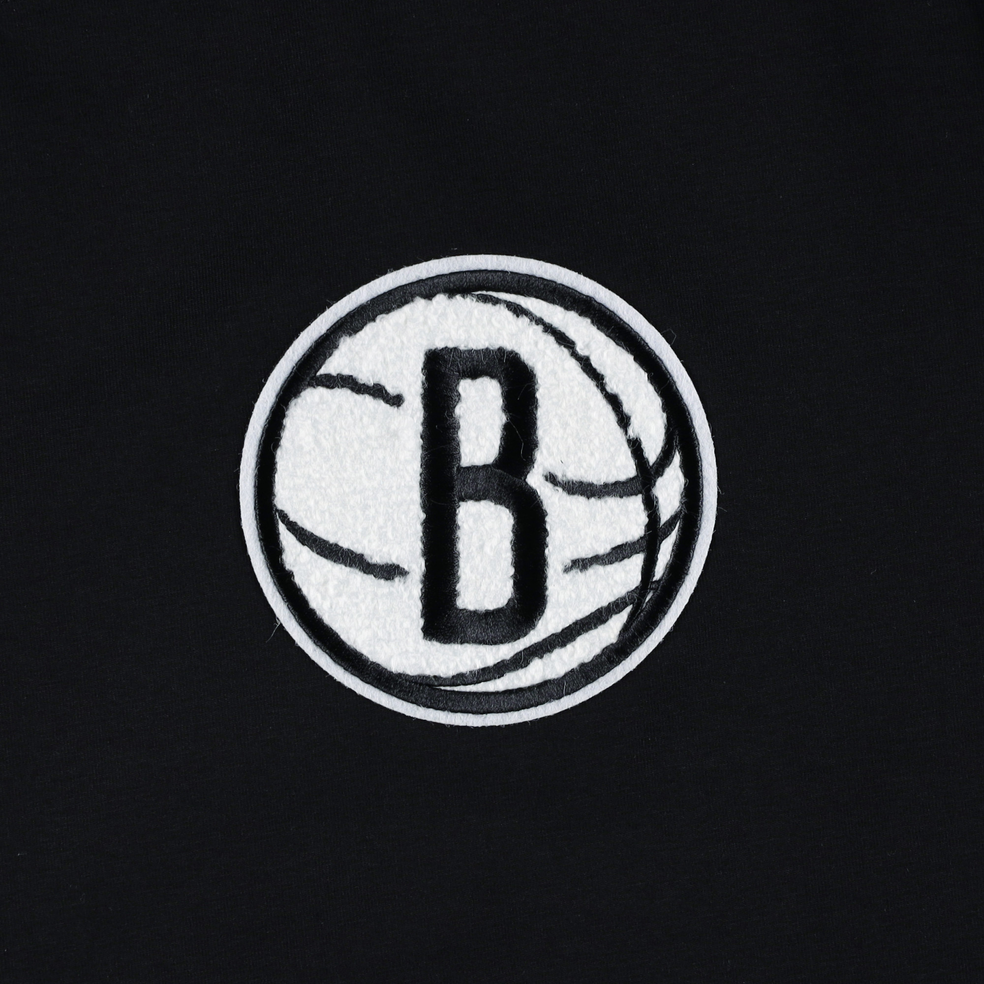 Women's Pro Standard Black Brooklyn Nets Classics Boxy T-Shirt - Image 4