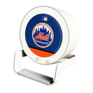 New York Mets Night Light Wireless Charger And Bluetooth Speaker