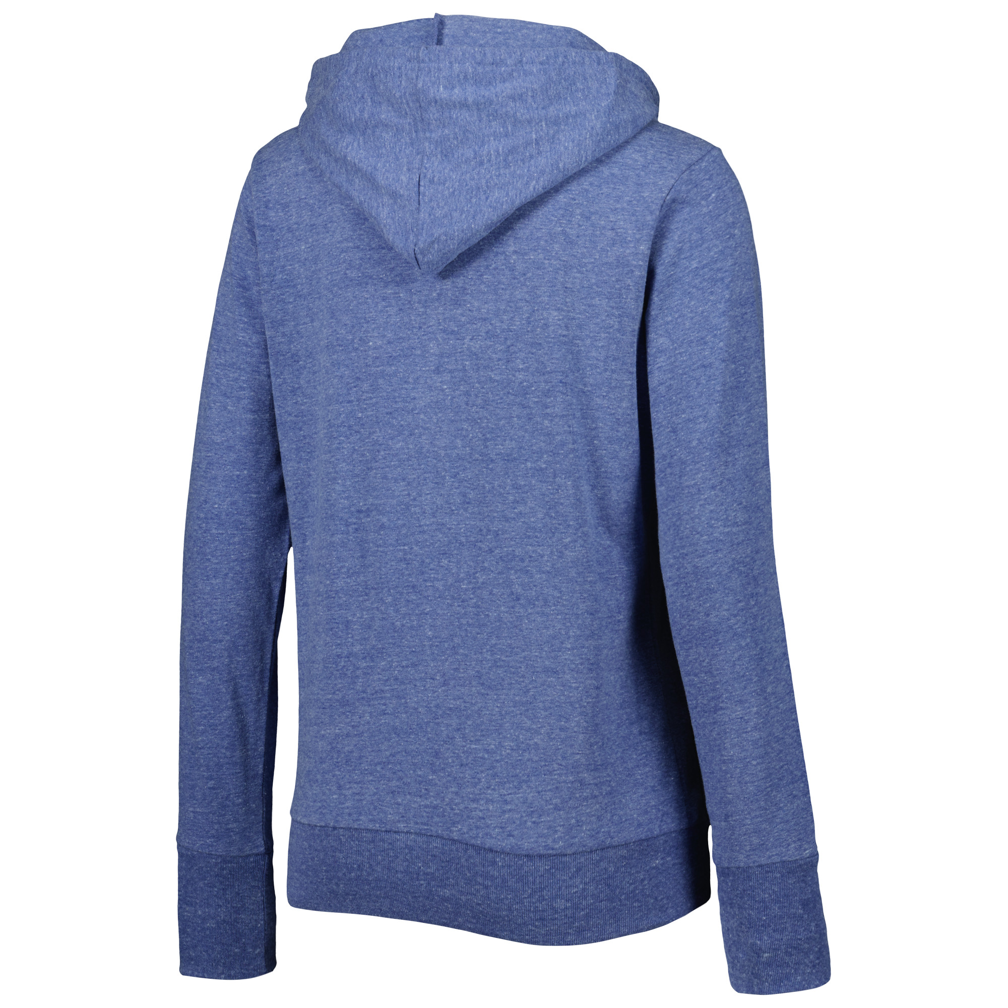 Women's Touch Royal Kansas City Royals Training Camp Tri-Blend Lightweight Full-Zip Hoodie - Image 4